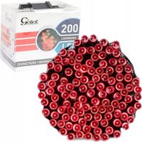 Lampki choinkowe 200 led zewnętrzny kolor czerwony