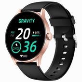 smartwatch gravity czarno różowy gt2-2 pro