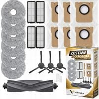 DUŻY ZESTAW AKCESORIÓW FILTRY WORKI MOPY SZCZOTKI DO DREAME L20 ULTRA X20
