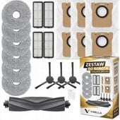 DUŻY ZESTAW AKCESORIÓW FILTRY WORKI MOPY SZCZOTKI DO DREAME L20 ULTRA X20