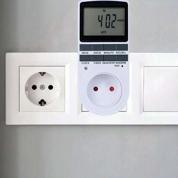 PROGRAMATOR CZASOWY WŁĄCZNIK WYŁĄCZNIK LCD CYFROWY HARMONOGRAM 7 DNI 10 UST zdjęcie 3