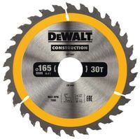 DeWALT TARCZA TNĄCA DO PILAREK RĘCZNYCH DO DREWNA 190mmx30mm 18Z DT1943-QZ