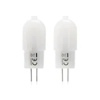 2 x żarówka LED G4 1,7W 160lm zimna AC/DC 12V energooszczędna do biura