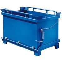 kontener pojemnik z uchylnym otwieranym dnem klapowym 600l