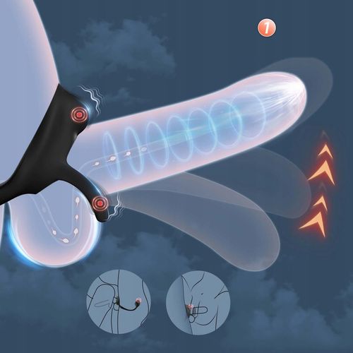 Męski masażer prostaty APP Pierścień wibrujący na Arena.pl