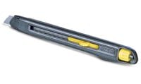 NÓŻ METALOWY LEKKI INTERLOCK, OSTRZE ŁAMANE 9MM [K] - S/10-095-0