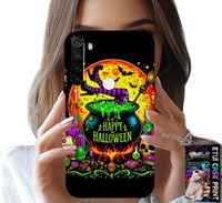 ETUI DO XIAOMI NOTE 8T - WIEDŹMA KOCIOŁEK RÓŻDŻKA HALLOWEEN SZKŁO
