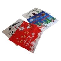 Poszewki na Poduszki LED 45x45 4szt Świąteczne