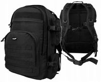 Plecak Turystyczny Taktyczny Wojskowy Duży GRIZZLY TEXAR 65L MOLLE CZARNY