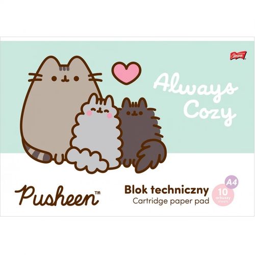 blok techniczny a4/10k pusheen 3307 a'10 na Arena.pl