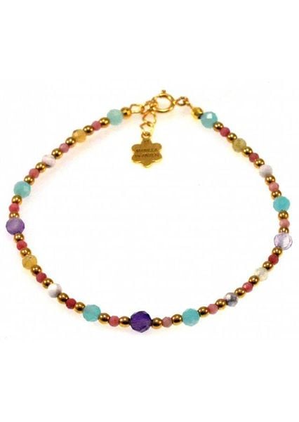 Bransoletka Ametyst Amazonit 925 zdjęcie 1