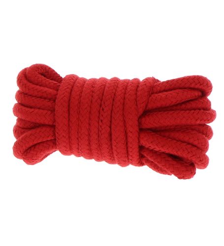 Czerwona bawełniana lina 5m na Arena.pl