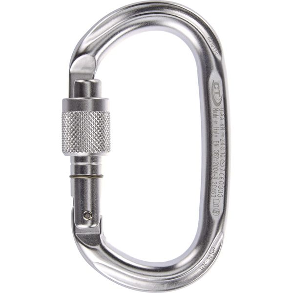 Karabinek owalny CT Pillars CF SG silver zdjęcie 1