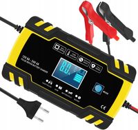 PROSTOWNIK Mikroprocesorowy SAMOCHODOWY DO AKUMULATORÓW 12V 24V 8A AGM