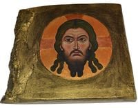 Ikona Mandylion Jezus Chrystus