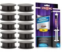 TRUTKA ŻEL NA KARALUCHY PRUSAKI RYBIKI STRONG + 10 X STACJA KARMNIK NA