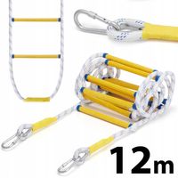 Drabina sznurowa linowa pleciona na dach HIGHER 12m FIBERGLASS