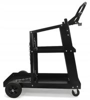 WÓZEK SPAWALNICZY do spawarki butli MIG TIG Z UCHWYTEM Z RĄCZKĄ