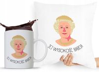 Zestaw Poduszka + Kubek Dzień Babci Dla Babci Z Nadrukiem Ze Zdjęciem