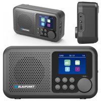 BLAUPUNKT RADIO PRZENOŚNE DAB+ FM RDS BLUETOOTH AKUMULATOROWE USB-C DR8BK