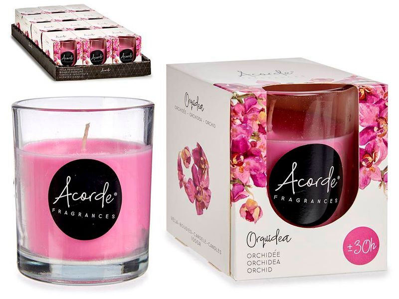 Świeca w szkle - Orchidea zdjęcie 1