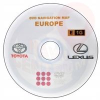 Płyta DVD Mapa 2018 Polskie menu Toyota TNS600 TNS700 Lexus Gen03 Gen05