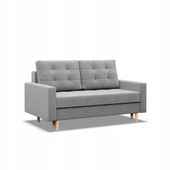 KANAPA SOFA ELMA SZARA Wersalka Rozkładana Wygodna PIANKA