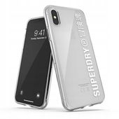 2 x Etui SuperDry Snap iPhone X/Xs Clear Case biały/white 4