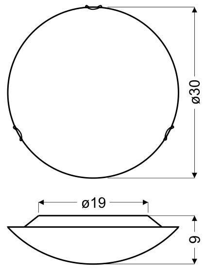 Circle plafon 30 1x60W E27 zdjęcie 2