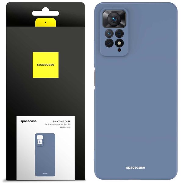 Spacecase Silicone Case Redmi Note 11 Pro 5G Blue zdjęcie 1
