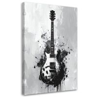 Obraz do salonu biura restauracji klubu muzycznego, Gitara
