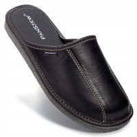 PanSzew Pantofle Męskie NAJWYŻSZA JAKOŚĆ Kapcie Klasyczne Skórzane 40-50