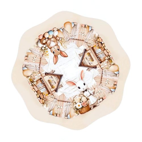 Serwetka Lapin 30 cm DomoweTekstylia | WNL603 030 | Święta Wielkanoc na Arena.pl