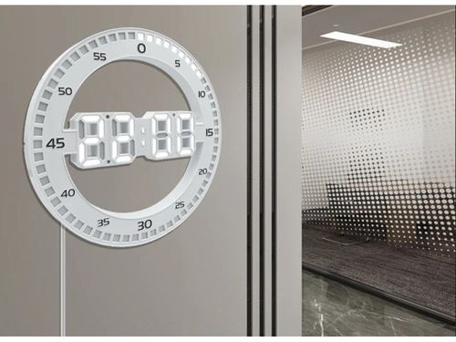 ZEGAR BUDZIK LED ELEKTRONICZNY TERMOMETR Z ALARMEM PODŚWIETLANY TERMOMETR na Arena.pl