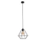Lampa wisząca 1xE27 FARO BLACK