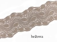 Koronka gipiurowa A 2721 ( 1 mb ) BEŻOWA