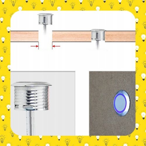 MINI ŚCIEMNIACZ DOTYKOWY WŁĄCZNIK DO TAŚM LED STEROWNIK MEBLOWY 12V na Arena.pl