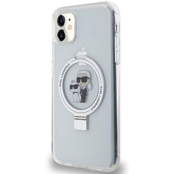 Etui Karl Lagerfeld do iPhone 11, iPhone XR, Biały, MagSafe zdjęcie 2