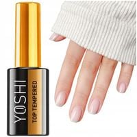 Lakier hybrydowy Top do paznokci No Wipe Tempered Hartowany 10ml Yoshi