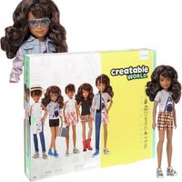 LALKA + AKCESORIA CREATABLE WORLD STWÓRZ LALKĘ od MATTEL GGT68