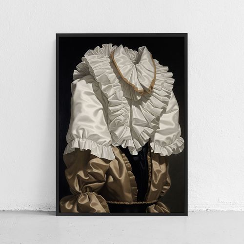 Plakat portret nowoczesny obraz 50x70 cm w czarnej ramie na Arena.pl