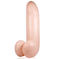 shots s-line balon imprezowy nadmuchiwany 140 cm beżowy