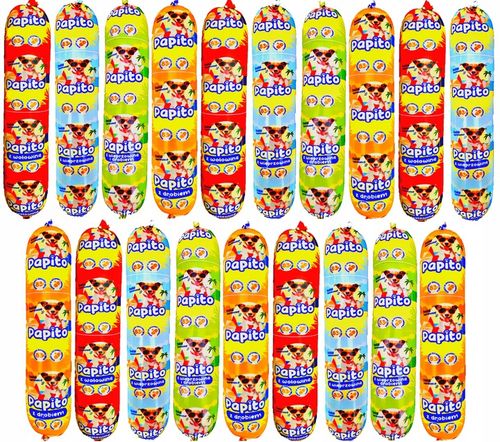 19x1KG Karma dla psa baton PAPITO 83% mięsa + GRATIS na Arena.pl