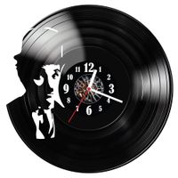 Zegar ścienny z płyty winylowej Charlie Chaplin 406.14