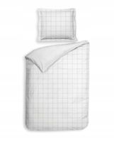 Komplety pościel Heckettlane Diamante White 100% bawełna satynowa 135x200cm