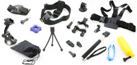 Zestaw Uchwyty Akcesoria Mocowania do SJCAM SJ4000 XIAOMI YI DJI INSTA360