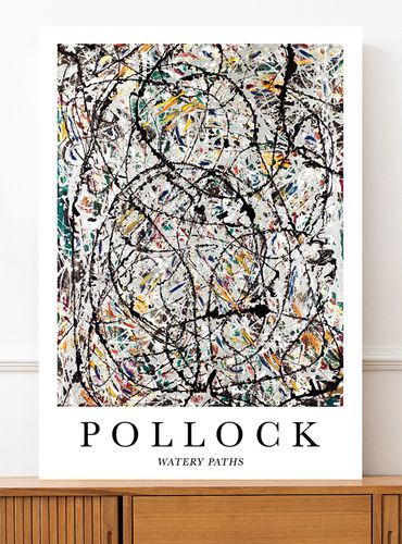 Plakat cyfrowy do wydruku pollock abstrakcja na Arena.pl