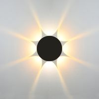 Zewnętrzny kinkiet do ogrodu Macba OWL-6031-8-4K Italux LED 8W 4000K IP54 czarny