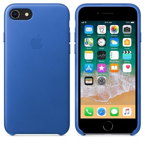 Apple iPhone 8 / 7 Leather Case - Electric Blue na Arena.pl