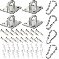 4 SZT HAKÓW NA HUŚTAWKĘ HACZYKI SUFITOWE ZE STALI NIERDZEWNEJ DO WIESZANIA